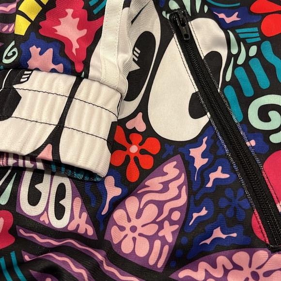 Adidas Track Top Jacket HATTIE STEWART- GOOGLY EYES Print Women Size M - Picture 10 of 11